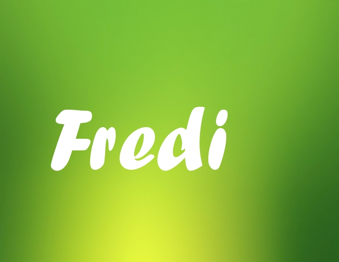 Bildern mit Namen Fredi