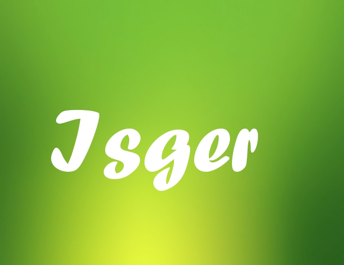 Bildern mit Namen Isger