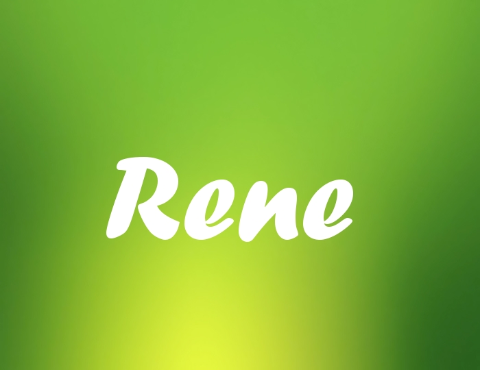 Bildern mit Namen Rene