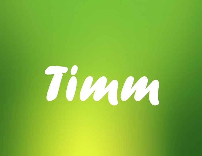 Bildern mit Namen Timm