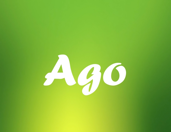 Bildern mit Namen Ago