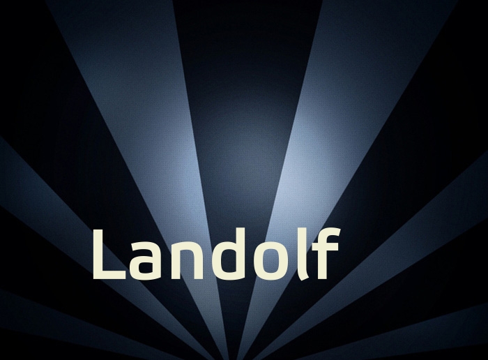 Bilder mit Namen Landolf