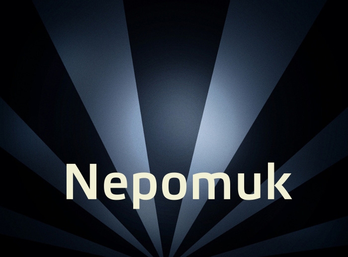 Bilder mit Namen Nepomuk