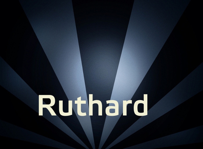 Bilder mit Namen Ruthard
