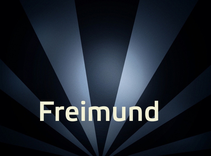 Bilder mit Namen Freimund