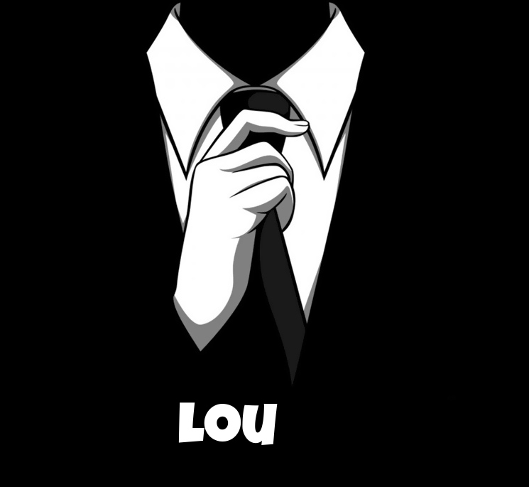 Avatare mit dem Bild eines strengen Anzugs fr Lou
