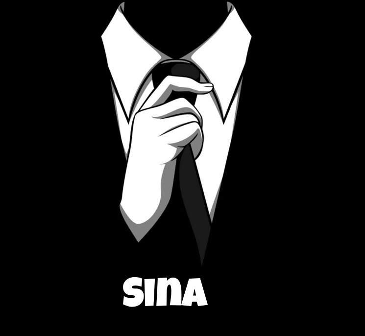 Avatare mit dem Bild eines strengen Anzugs für Sina
