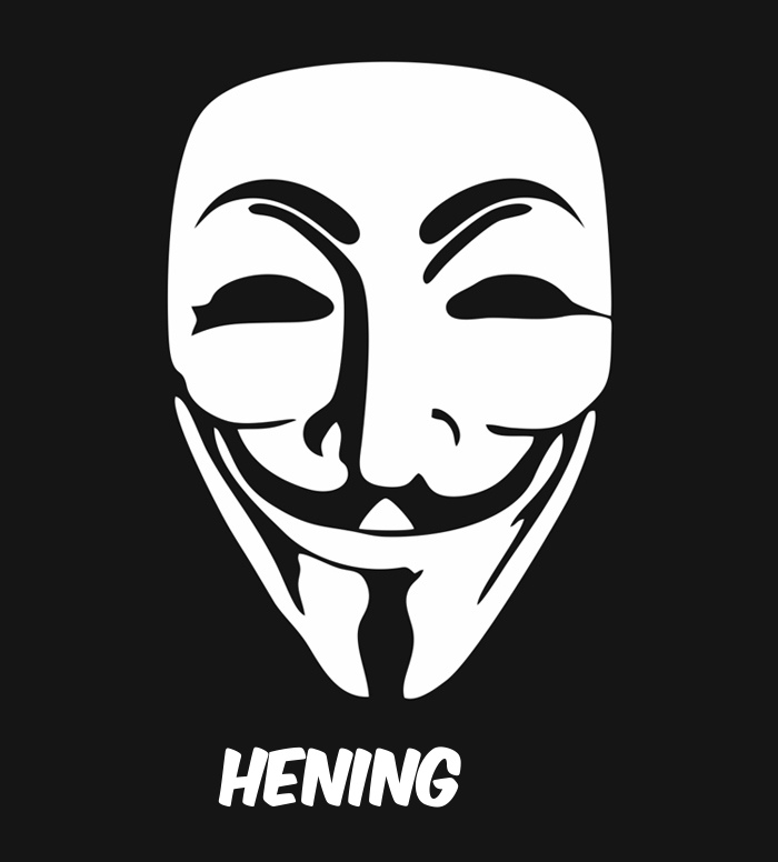 Bilder anonyme Maske namens Hening