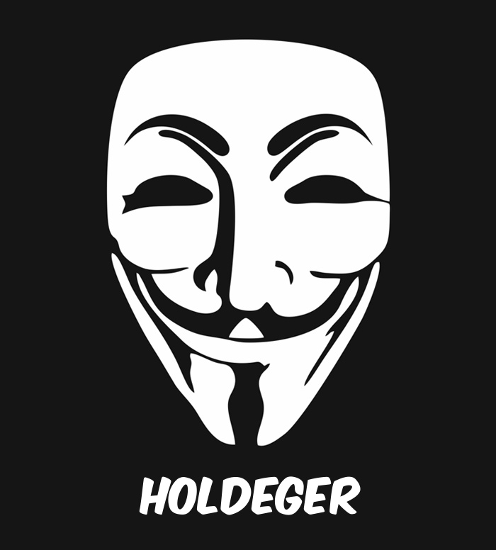 Bilder anonyme Maske namens Holdeger