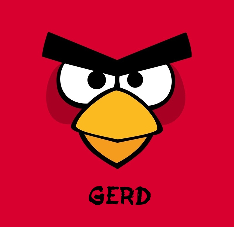 Bilder von Angry Birds namens Gerd