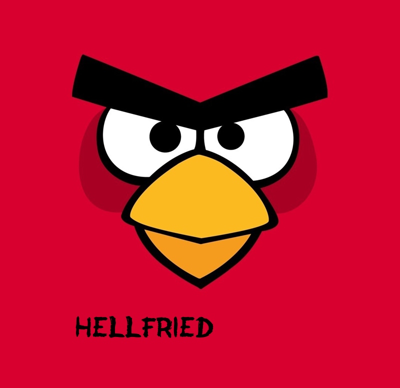 Bilder von Angry Birds namens Hellfried