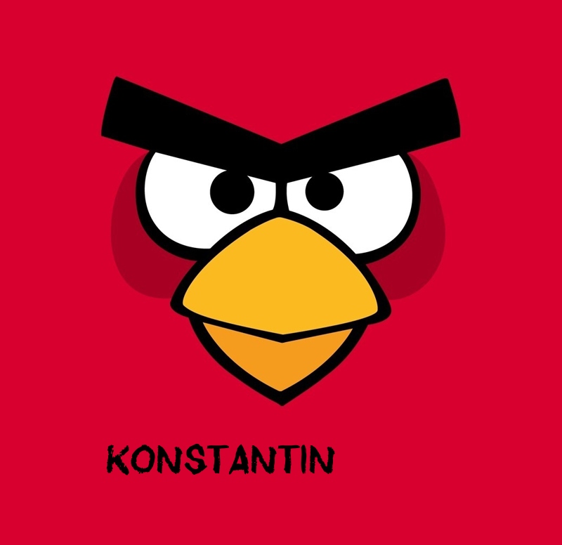 Bilder von Angry Birds namens Konstantin