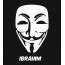 Bilder anonyme Maske namens Ibrahim