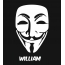 Bilder anonyme Maske namens William
